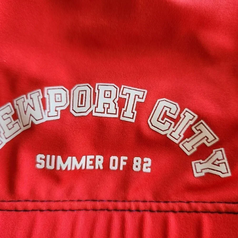 Zara boys youth red swim cap Newport City summer of 82 ages 6-10